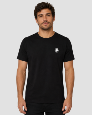 Camiseta Masculina Básica 100% Algodão Preta
