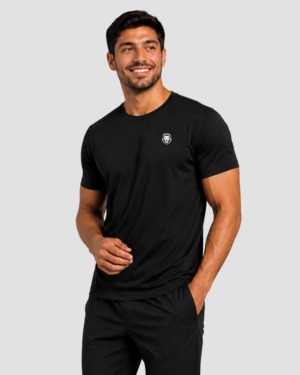 Camiseta Masculina 100% Poliamida Preta