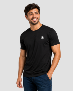 Camiseta Masculina Algodão Egípcio Preto