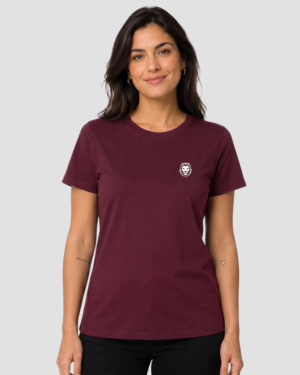Babylook Básica 100% Algodão Vinho