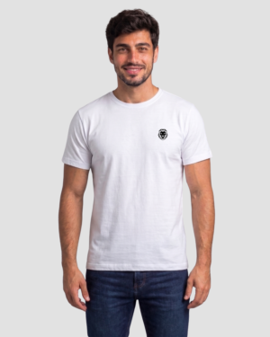 Camiseta Masculina Algodão Egípcio Branco